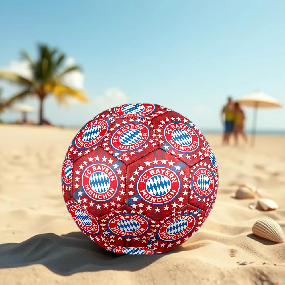 Bayern Monaco Pallone da Calcio Taglia 5 Alta Elasticità Pallone da Calcio Per Competizione All'aperto Allenamento Quotidiano Gioco