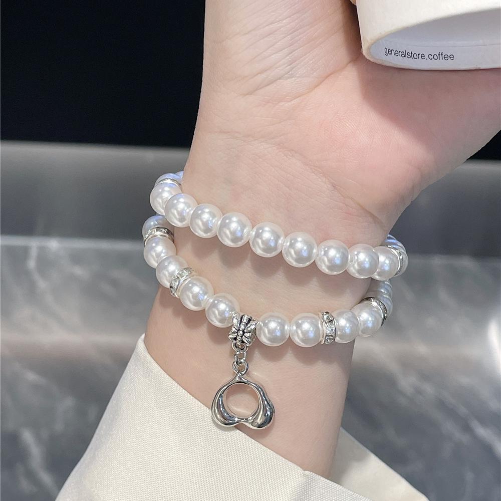 Luxury Pearl Band for Apple Watch Series Ultra 9 8 7 6 5 4 3 Se Watch Bracelet Pendant for IWatch Ultra/2 41 45mm 38mm 42mm 40mm 44mm 49mm Accessories