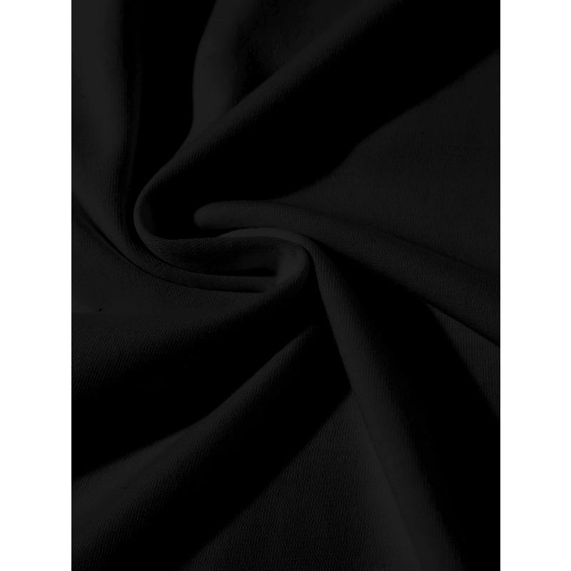 European sizes Mens T-Shirt - Evil Smile Print T-Shirt,  Breathable And Comfortable, Slightly Dropped Shoulder Design Round Neck T-Shirt