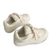 High Value Thick Baseplate Shoes Women's Spring New Lightweight and Versatile Student Sports Bread Shoes White Shoes
