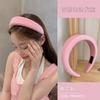 Candy Color Sponge Hairband Women Korean Celebrity Headband Wide-Brimmed Heightened Washing Face Girls Hair Accessories