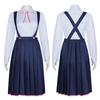 Exusiai Cosplay Costume Set School Uniform Dress With Cute Skirt
