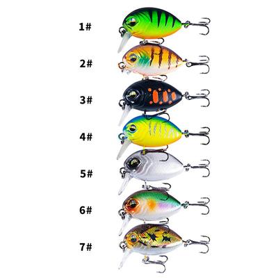 38mm 3.8g 1pcs Mini Crankbait Fishing Lures Topwater Artificial Hard Bait Minnow Swimbait Wobblers Carp Fishing Lure