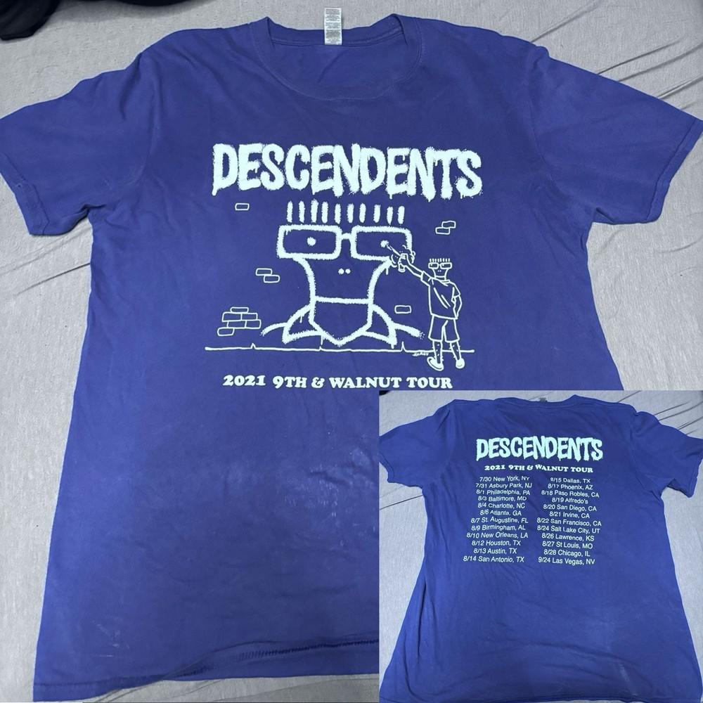 

Descendents 2021 9th And Walnut Tour Concert T Shirt Size S-3XL Unisex T-Shirt XXXL