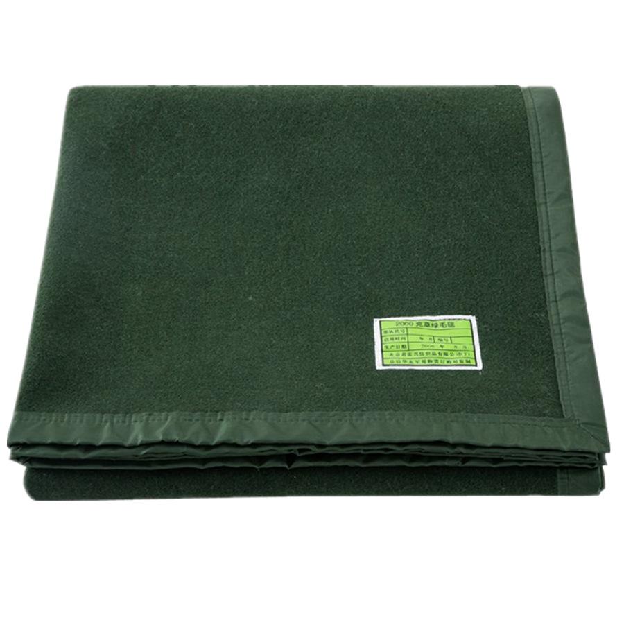 

Военно-зеленый шерстяной плед 60% для общежития или дивана 150x200cm 4kg