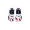 LiNing Kids  Velcro Comfortable Trendy Non-Slip Wear-Resistant Breathable Lightweight Low-Top Running Shoes Kids Sneaker White Red YKAQ026-3