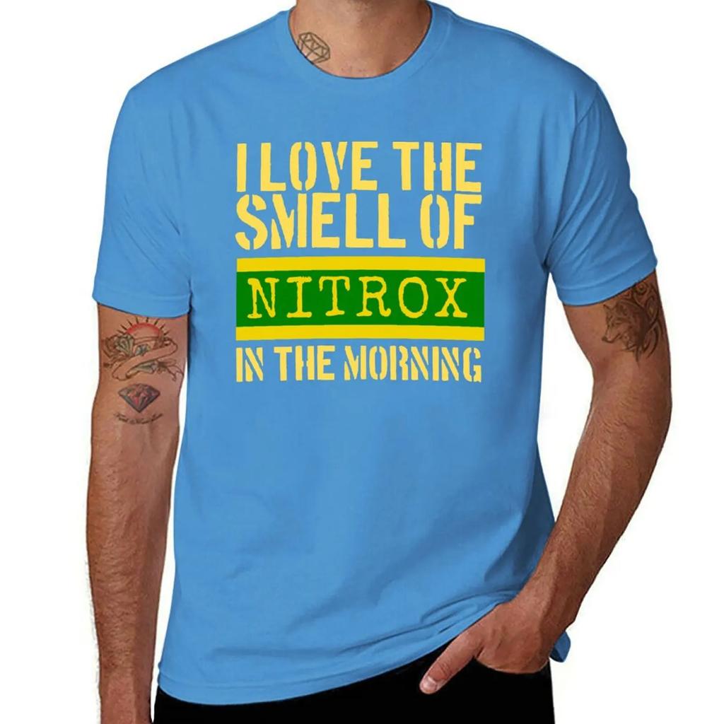 I Love the Smell of Nitrox In the Morning, Scuba Diving, Nitrox Diver, T-Shirt Anime Tshirt Anime Mens Designer Clothes