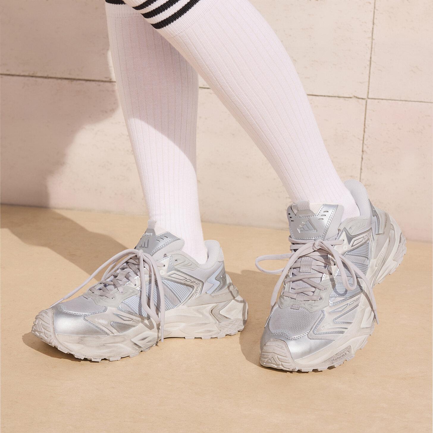 Adidas XLG STORM Chunky Sneakers Unisex Light Gray 36