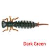5pcs/lot Quality Larva Soft Lures 55mm 75mm 100mm Artificial Silicone Soft Bait Worm Fishing Wobblers Bass Carp Swimbaits