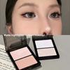 Matte Double Color Dry and Wet Dual-purpose Natural Brightening Setting Powder High-gloss Blush
