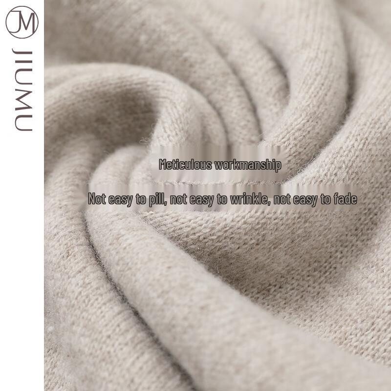 JIUMU Damski 3-częściowy zestaw: szalik, czapka i rękawiczki z czystej wełny