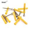 Ansellry M4 M6 M8 Plastic Expansion Anchor Screw Set