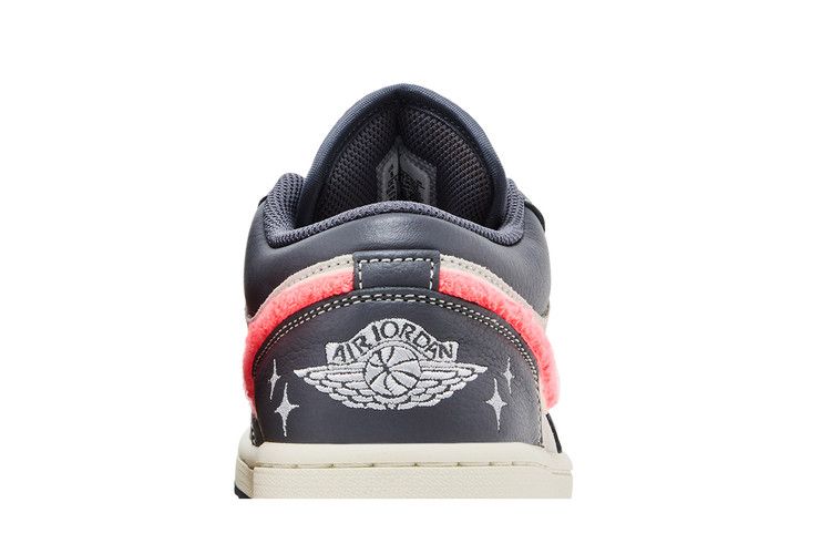 Jordan 1 Low Light Graphite Hot Punch (Women's)