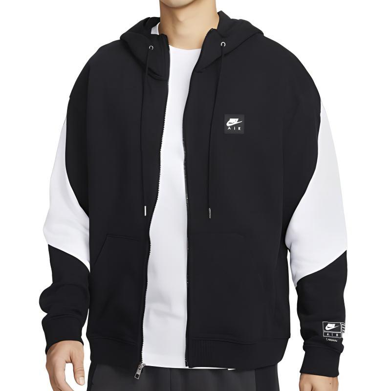 Nike Letter Design Sports Casual Hooded Jacket Men jackets Black HJ0637-010