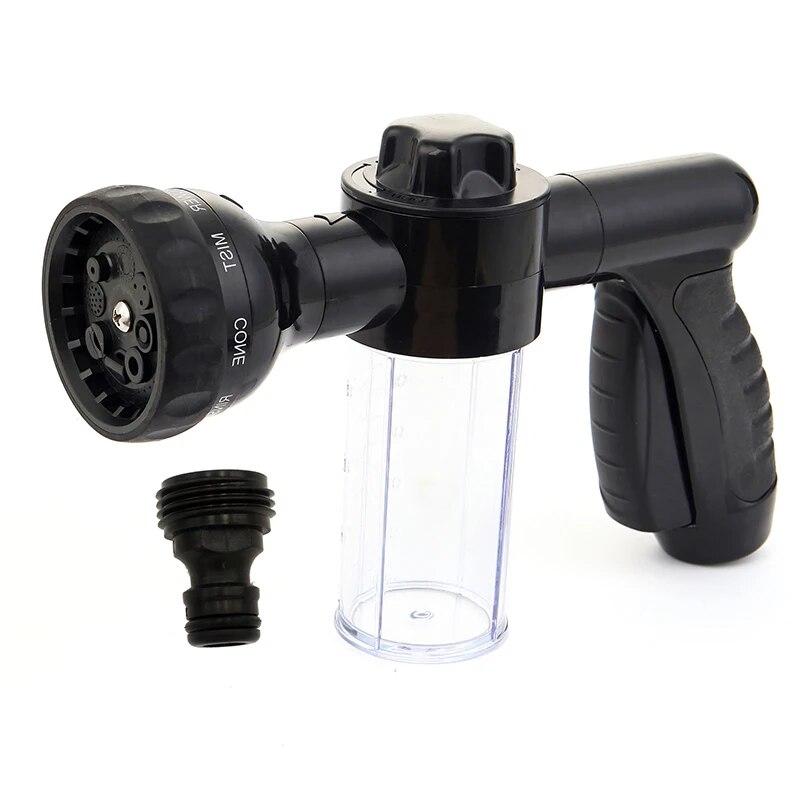 Adjustable Mode High-pressure Sprayer Nozzle Hose Dog Shower Gun Cleaning Bath Water Foam Soap Foam Lance Sprayer Dog Clean Tool