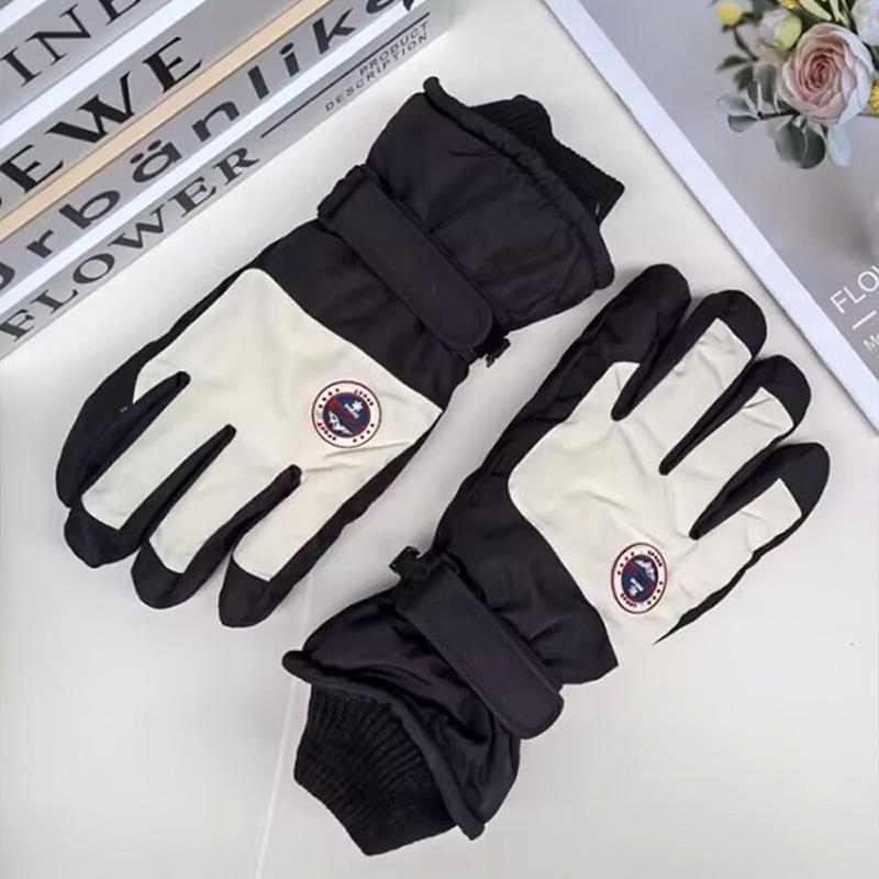 Unisex Winter Touchscreen Ski Gloves - Velvet Lining, Anti-slip, Windproof, Warm Sports Gloves