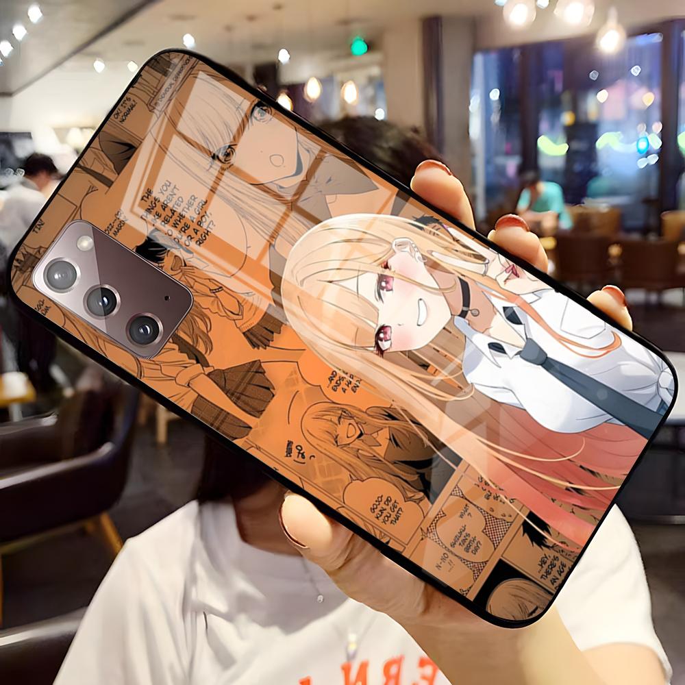 My Dress-Up Darling Phone Case For Samsung S25 Edge Ultra S23 S22 S21 S20 Ultra Plus S24 Fe A54 A53 A25 A16 A14 Glass Cover