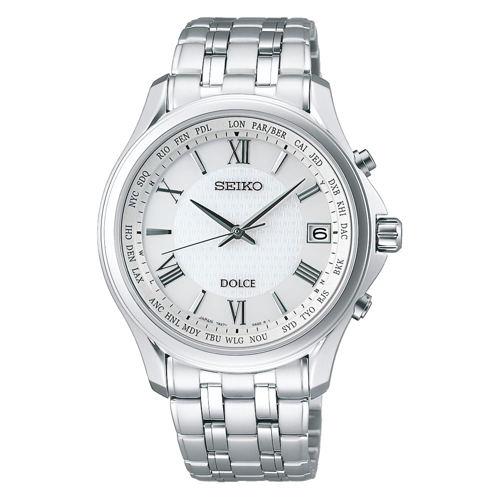 [Seiko Watch]Dolce Solar Radio SADZ201 Men'sSilver