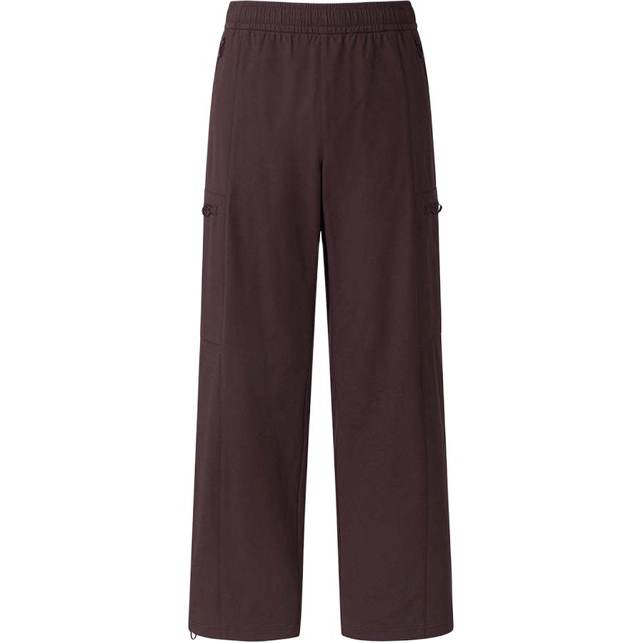 Salomon Solid Color Mid Waist Drawstring Loose Straight Leg Casual Pants Men bottoms Chocolate LC2578900