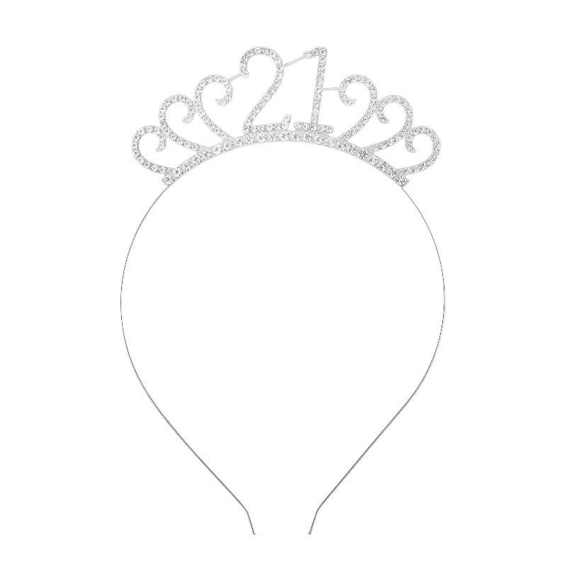 Cross-Border Digital Birthday Crown Set: Headdress, Party Shoulder Strap & Etiquette Belt Photo Prop for Girls