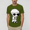 Homestucks Dave Strider T-Shirt Sommer Harajuku T-Shirts Unisex 100% Baumwolle Rundhals Oversized Oberteil T-Shirts Kurzarm Y2K Lustiges T-Shirt