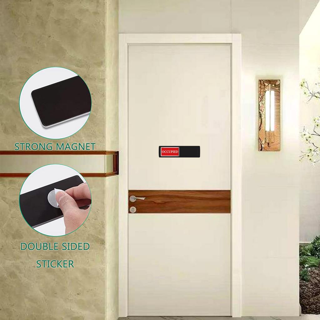 Convenient Room Status Indicator Occupied/Vacant Door Signs Avoid Disturbances Do Not Disturb Sign Room Status Sign