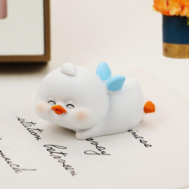 Adorable Yellow Duck Car & Desk Ornament - Creative Interior Decoration Like You Duck