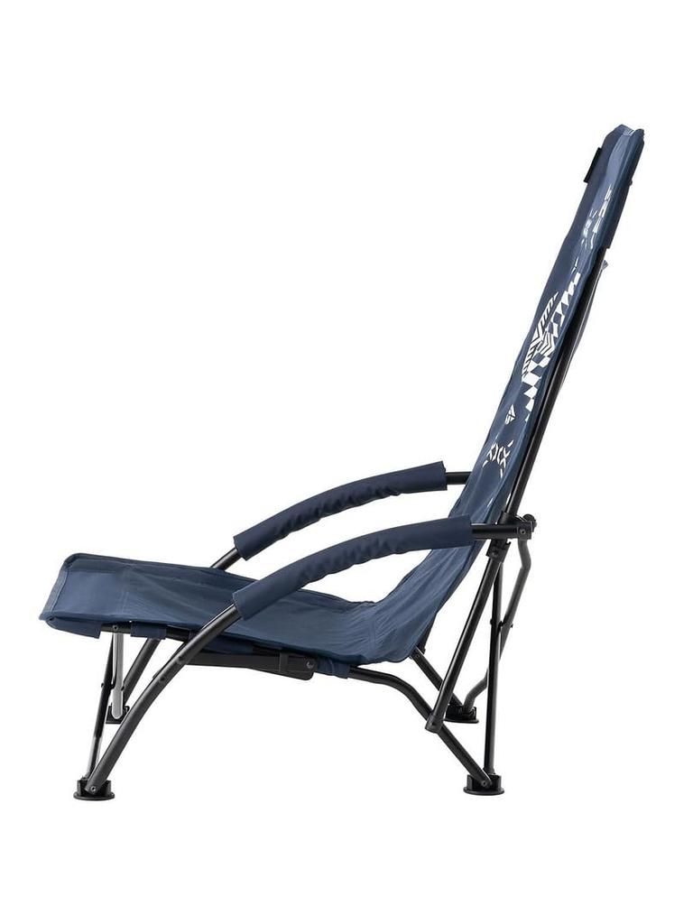 LOGOS King Cross-legged Chair (LOGOS LAND) 73173131 with Pocket, Foldable, Outdoor Camping Chair