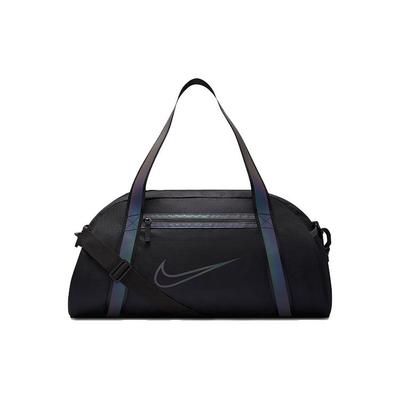 Nike Large Logo Glow In The Dark Shoulder Strap Large Capacity Polyester Tote Bag Crossbody Bag Camping Bag Travel Bag Fitness Bag DB3258-010