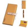 Baellerry Women's Korean Style Color Block Multi-Card Long Wallet Clutch