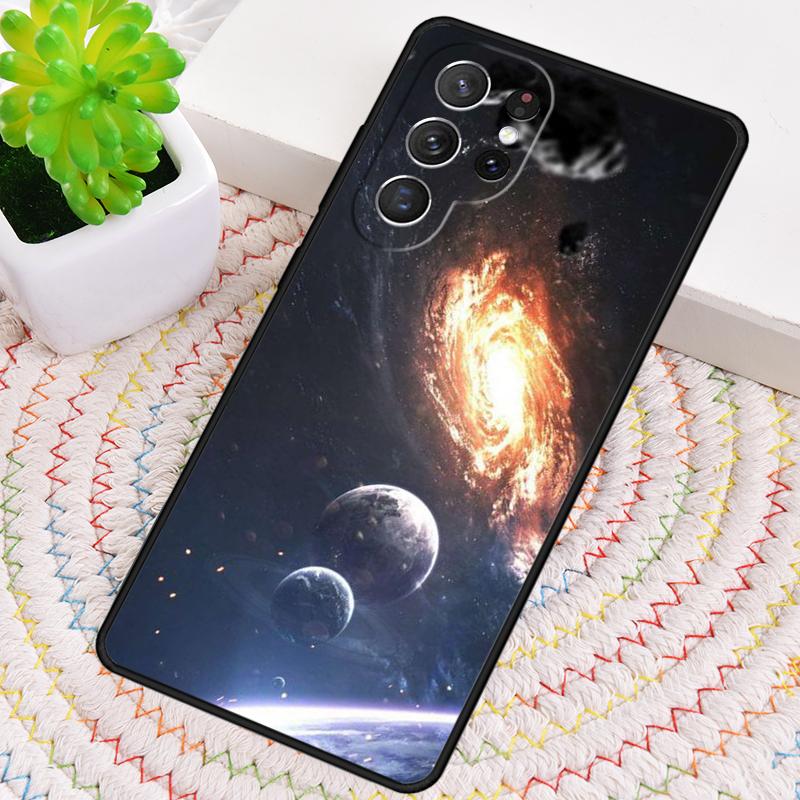 Earth Moon Sun Planet Phone Case for Samsung Galaxy note 10 pro S26 Ultra S23 S24 FE S25 S21 S22 PLUS shockproof Cove