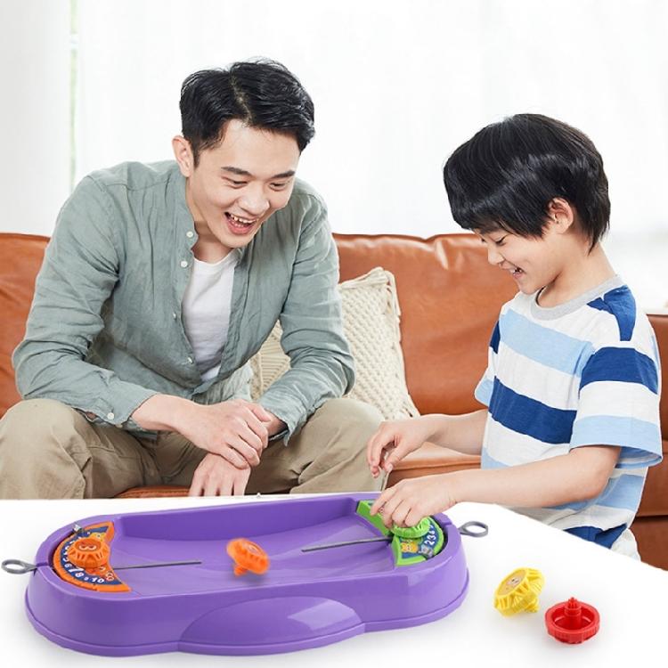 Rotating Top Battle Disk Desktop Interactive Toy Multiplayer Competitive Battle Gyro Portable Desktop Game for Kids