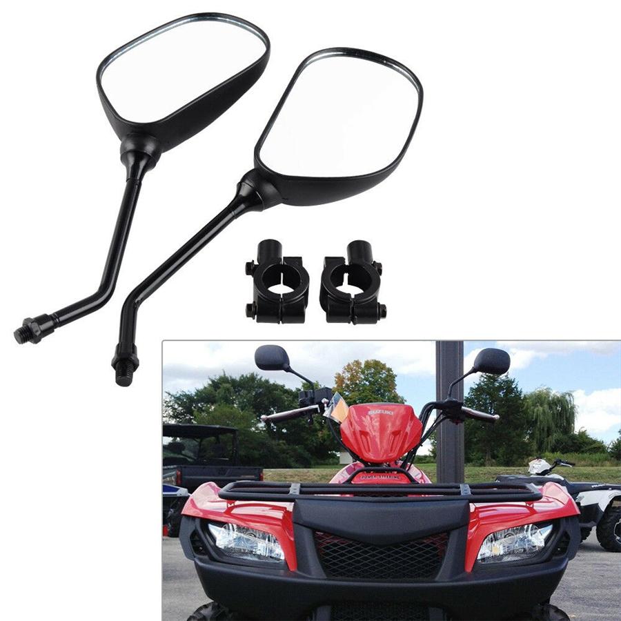 1 Pair Motorcycle Atv Universal Rear View Side Mirror Anti-Shake Rear View Mirror Set
