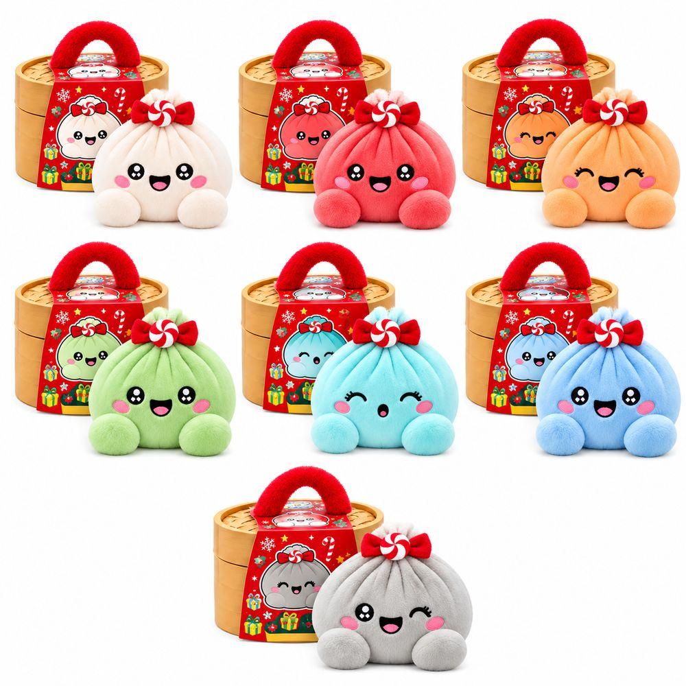 Stress Relief Giant Christmas Dumpling Pillow Soft Plush Squeeze Dumpling Toy Kids Gift