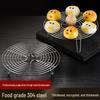 304 Stainless Steel Steaming Rack - Insulated Separator for Household Steamed Dishes with High & Low Feet Configuration.