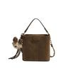 Fashion retro small bag women's new trendy versatile messenger bag fashion niche daily hand bucket bag