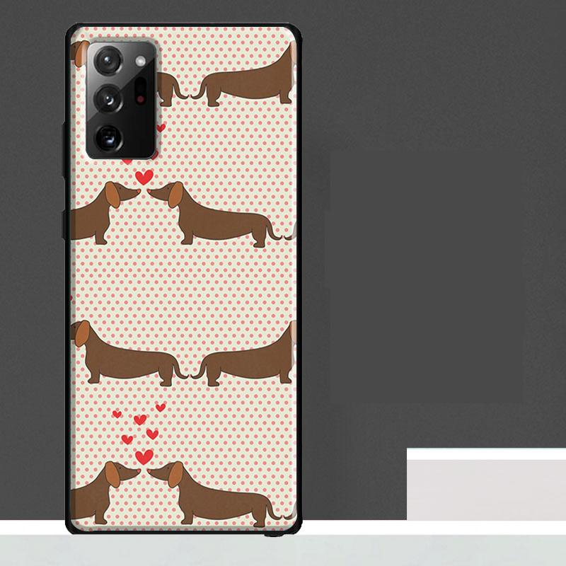 Dachshund Sausage Dog Case For Samsung Galaxy S25 S24 S23 Ultra S9 S10 S20 S21 S22 Plus S23 FE S25 FE Phone Cover