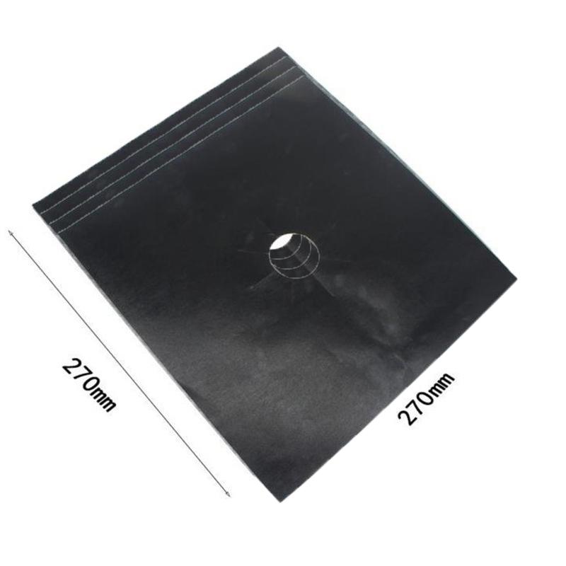 4pcs Stove Burner Cover Reusable Foil Cover Gas Stove Protector Non-Stick Stovetop Burner Sheeting Mat Clean Liner For Kitchen