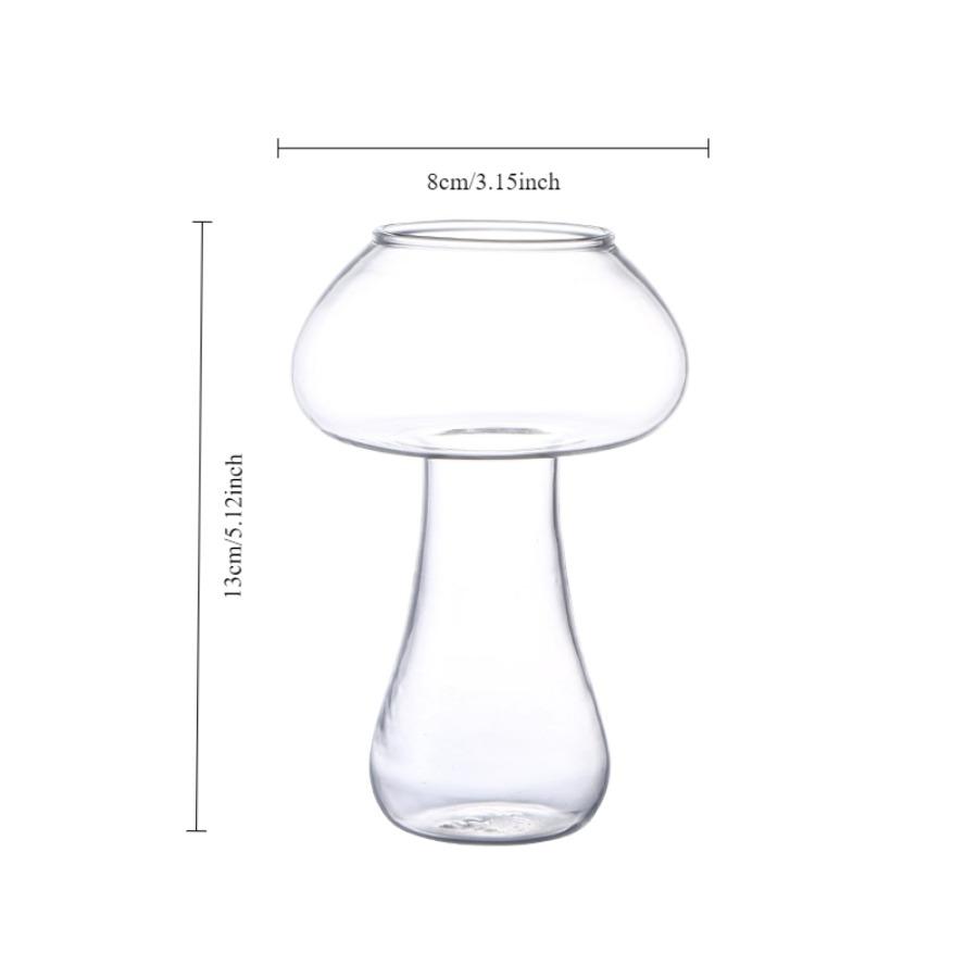 

Креативная чашка в форме гриба, прозрачная чашка для сока, пива, вина, стеклянный бокал, забавные бокалы для мартини, чашки для вина и кофе 201-300ml