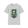 Unisex Softstyle Chaotic Cat-Eared Mugshot T-Shirt – Streetwear, Chaos