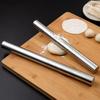 Smooth Surface Stainless Steel Rolling Pin 8/10/12inch Pizza Pastry Roller  DIY Tool