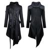 Halloween Costume Dress Midcentury Gothic Steampunk Tailcoat Jacket Black Brocade Coat
