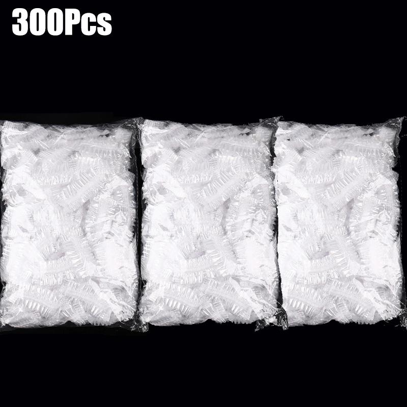 100/300/500Pcs Disposable Waterproof Ear Cover Transparent Bath Shower Hair Salon Earmuffs Coloring Protector Caps High Quality