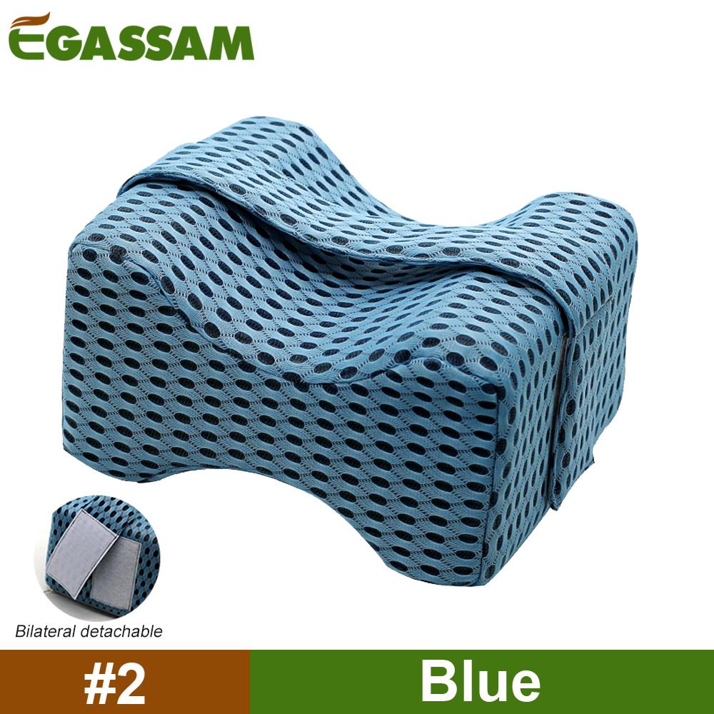 

Подушка под колено для спящих на боку - Клиновидная подушка с эффектом памяти - Подушка-распорка для выравнивания позвоночника, боли в спине, поддержка во время беременности