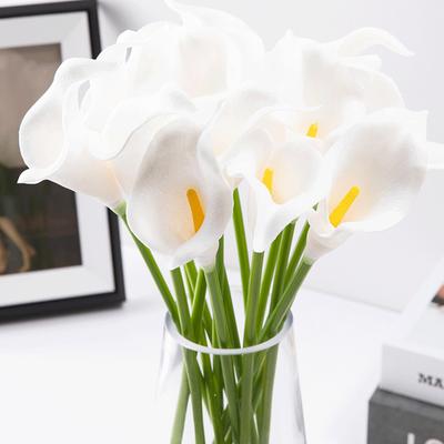 5Pcs Real Touch Calla Lilies Cala Lilly Lily Artificial Flowers Fake Silk Flower Fake Flower Wedding Ceremony Decor Home Garden