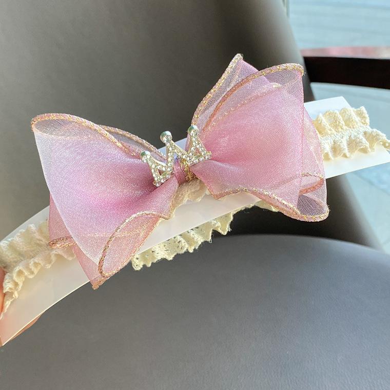 Children's Gauze Bow Headband - Infant/Toddler Hair Accessory