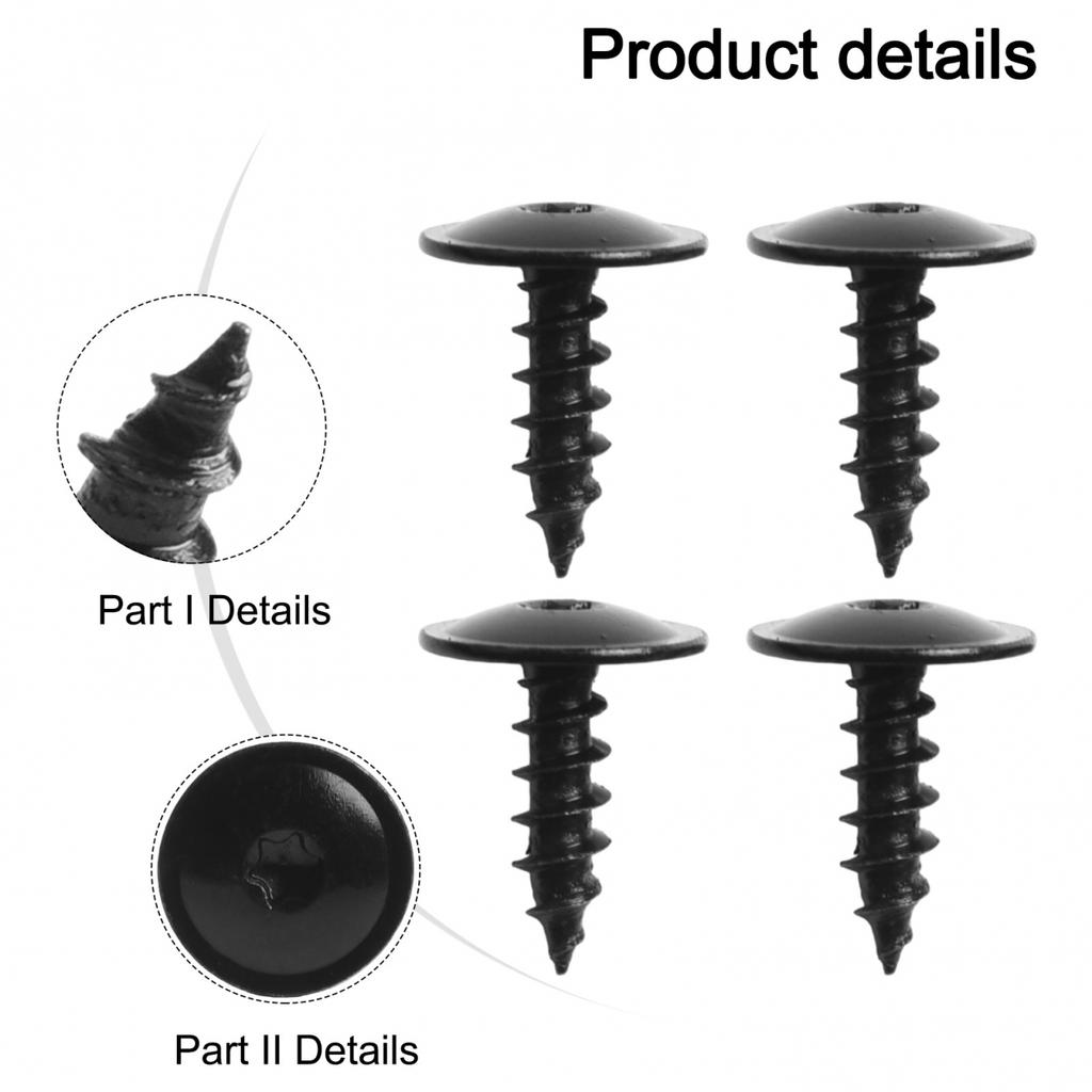 50 Pcs Front Engine Cover Undertray Wheel Arch Torx Screw For Golf N90974701 T20