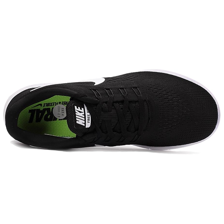 Nike  Free RN Black Women Sneakers White-Anthracite 831509-001
