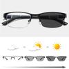 Men Business Pochromic Glasses Unisex Outdoor Color Changing Myopia Eyewear Women Trendy Travel Anti-UV Sunglasses 0-1.0-4.0
