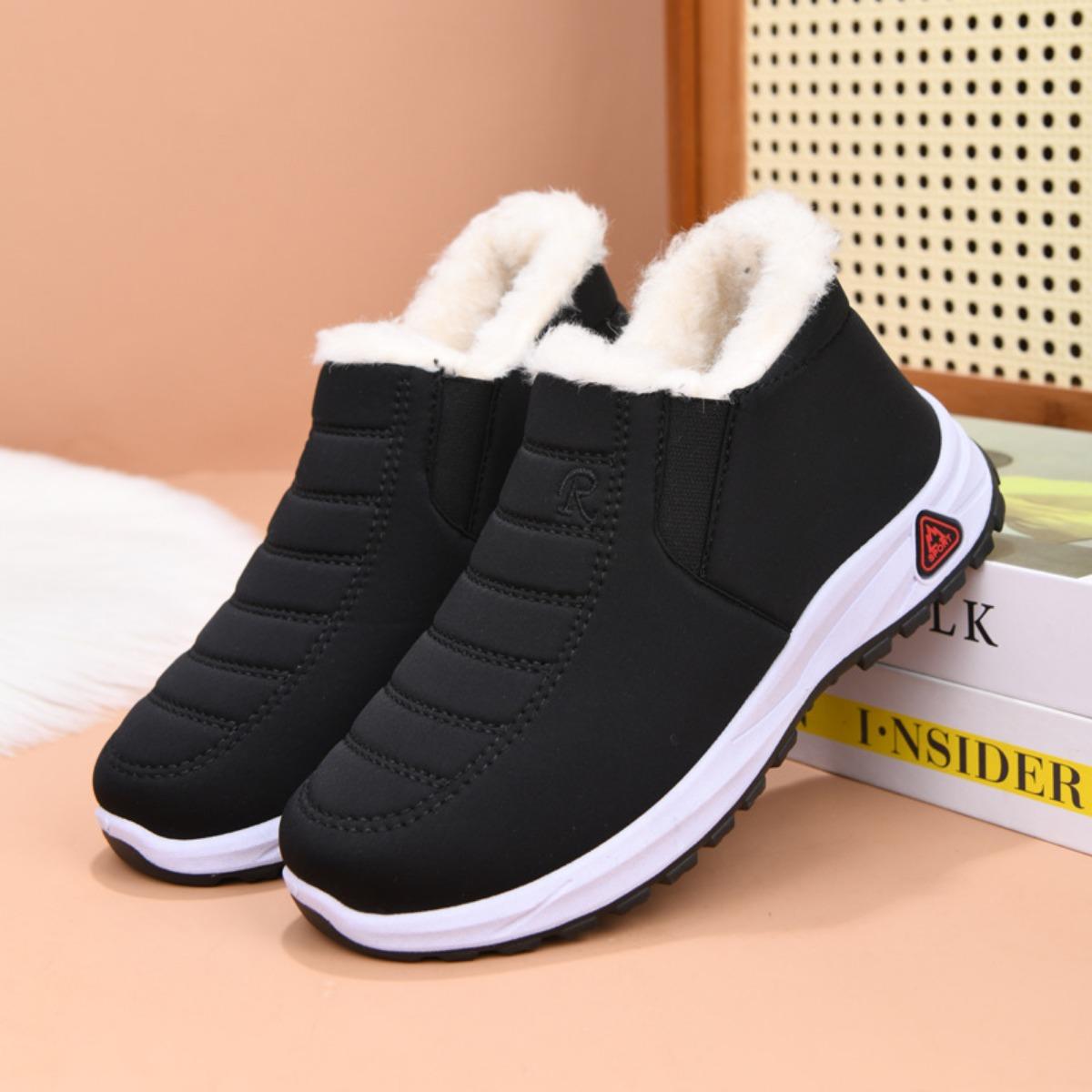 

Тканевая обувь, Мужская, Вельветовая хлопковая обувь, Хлопковые ботинки, Теплая, Зимние ботинки, Мужская обувь 35